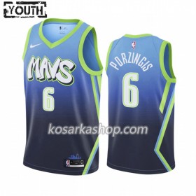 Dres Dallas Mavericks Kristaps Porzingis 6 Nike 2019-20 City Edition Swingman - Dječji